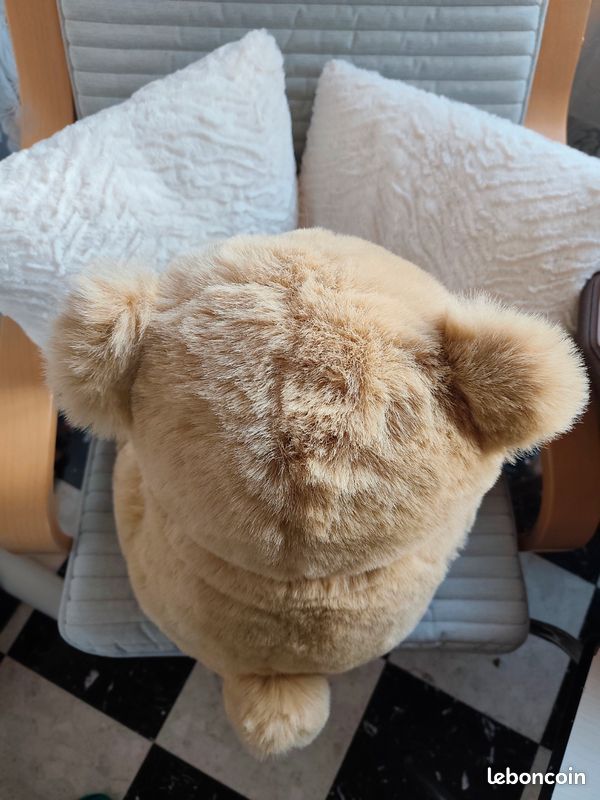 Magnifique Ours en Peluche Géant avec Ourson L. Dake En Zn – neuve (image 6)