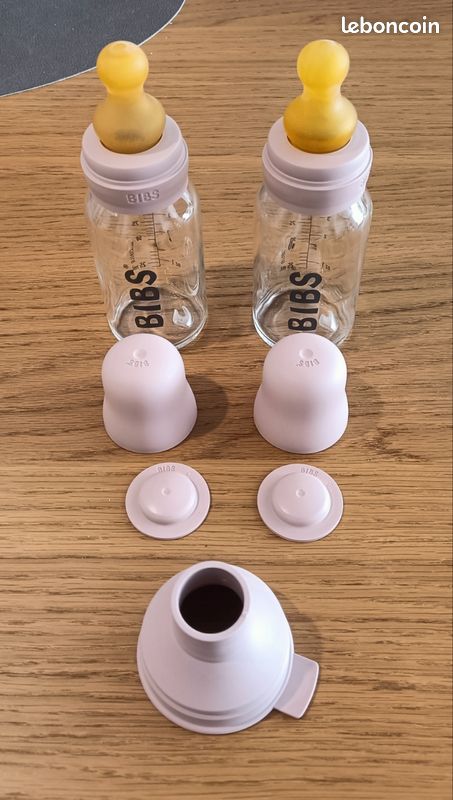 Lot de 2 biberons Bibs en verre (image 1)