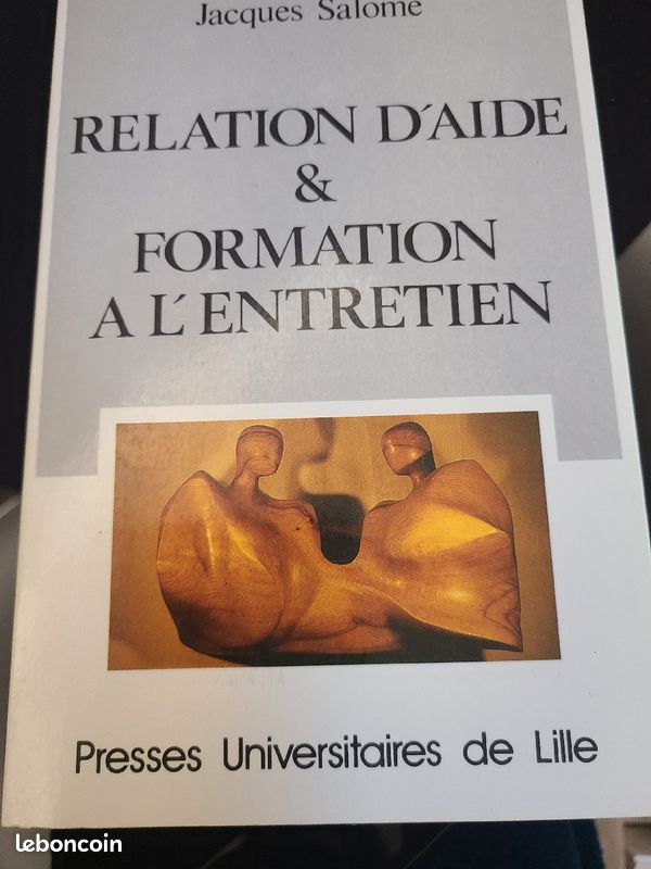 Relation d'aide et formation à l'entretien. J. Salomé (image 1)