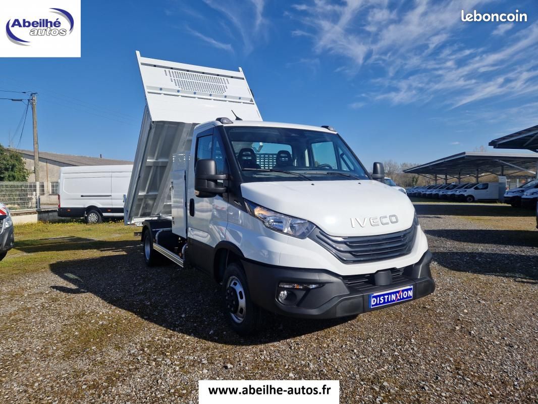 Iveco Daily CHASSIS CABINE 35C16 BENNE+COFFRE EMP 3M75 QUAD-TOR 3PL (image 2)