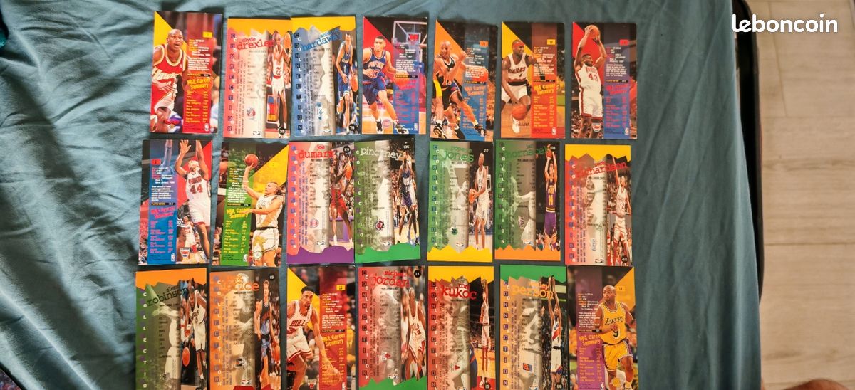 Lot de 29 cartes NBA Upper Deck Collectors dont Jordan (image 4)