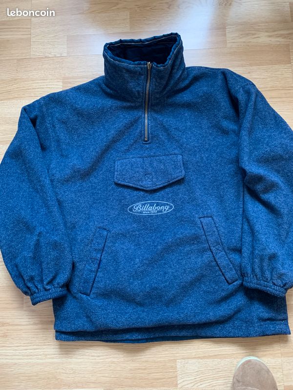 Sweat parka réversible vintage Billabong (image 1)