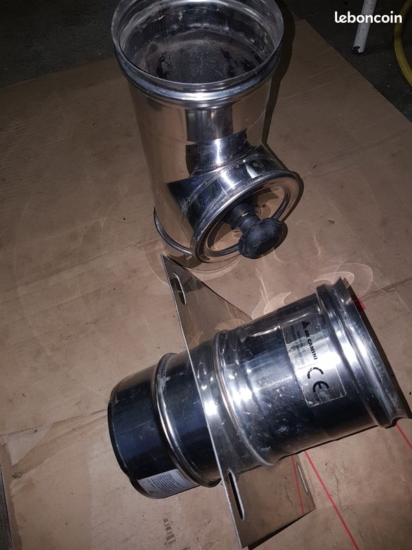 Poele à bois Tuyaux Inox 120mm (image 4)