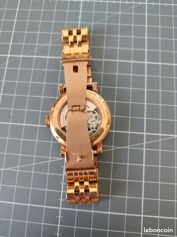 Montre squelette Fossil rosegold (image 4)