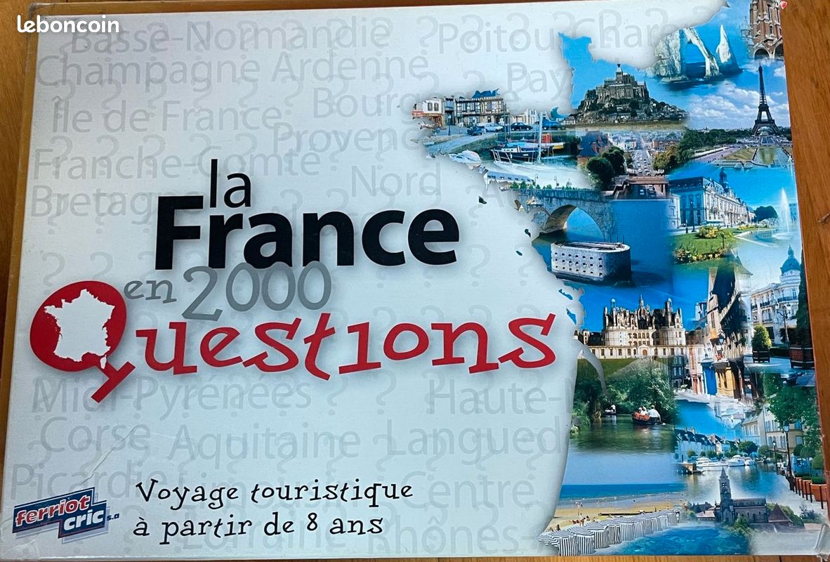 Jeu de société "la France en 2000 questions" (image 1)