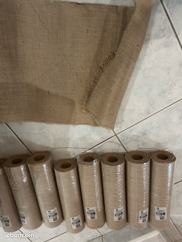 Chemin de table toile de jute (image 3)