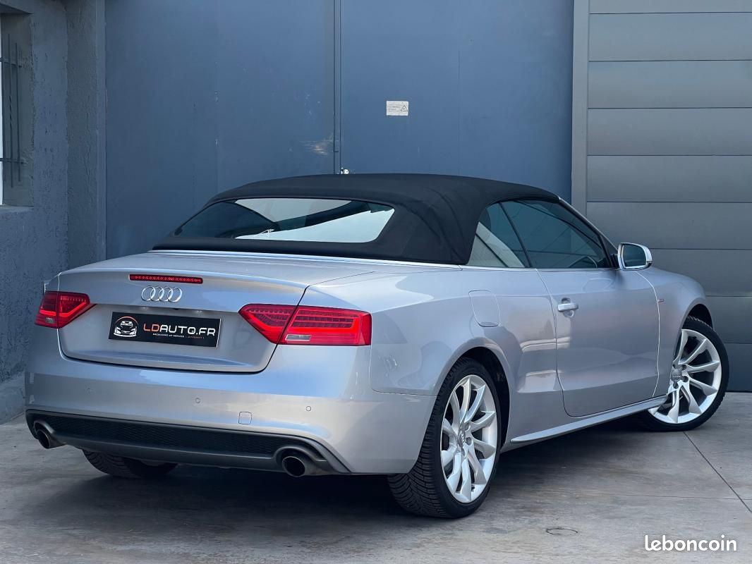 Audi A5 Cabriolet 1.8 TFSI 177 S line / CUIR SIEGES CHAUF VENTIL MODES DE CONDUITE ... (image 9)