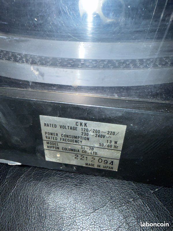 Platine Vinyle Denon SL-7D – Occasion Fonctionnelle – Marques Superficielles