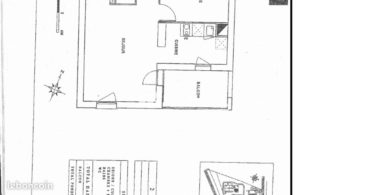 Appartement 2 pièces 43 m² · à Toulouse · 43 m² · 605 €/mois