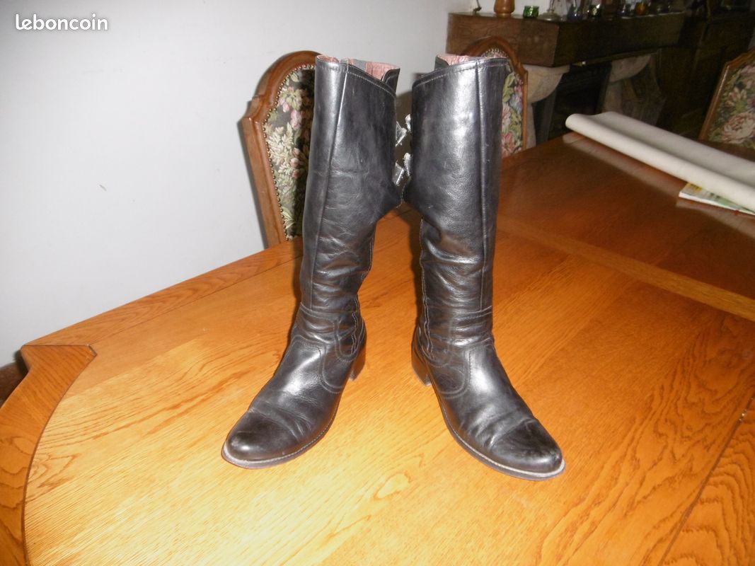 Bottes cuir femme (image 4)