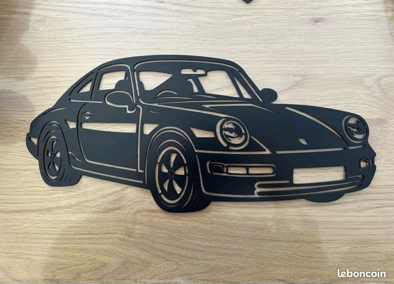 Déco Porsche métal (image 1)