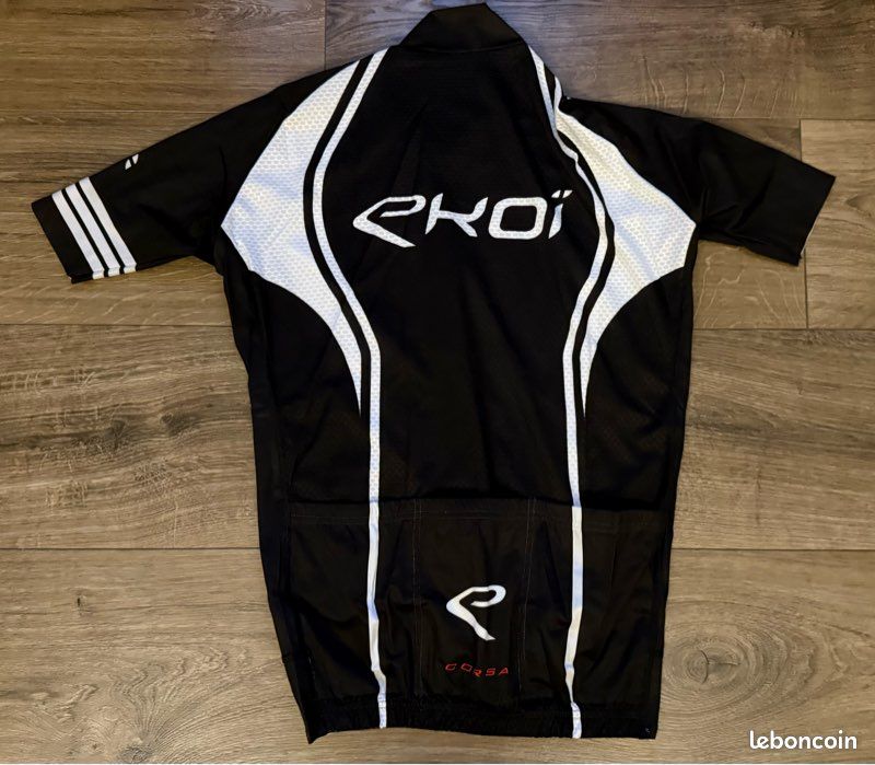 Maillot Cyclisme été été - Maillot Manches Courtes + Short Rembourré Gel - Respirant Et Confortable Combinaison Cyclisme Homme