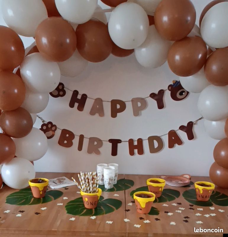 Decoration Ballons Anniversaire Ours, 121pcs Arche Ballon Anniversaire Ours, Ballons Our Bleu, Adapté aux Fêtes d'Anniversaire d'Enfants, Fetes de Naissance, Fête de Remise des Diplômes