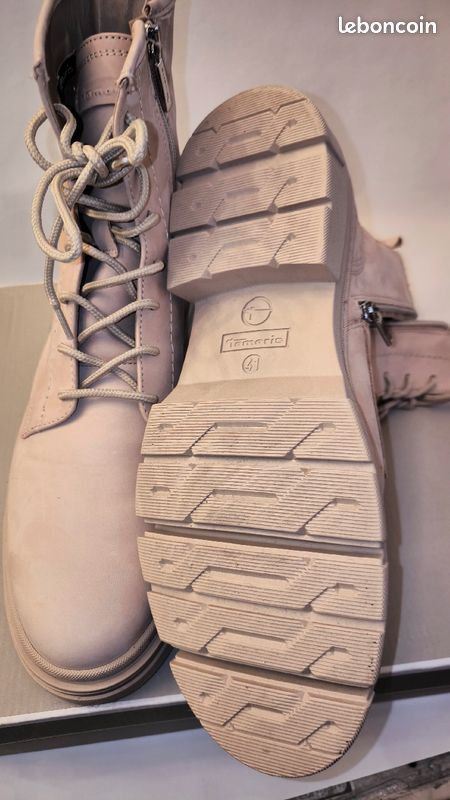 Bottines femme TOUT CUIR Tamaris NEUVES (image 8)