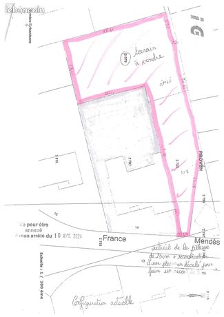 Terrain 877 m² Provin
