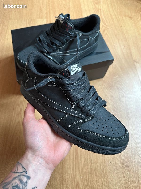 Jordan 1 Retro Low SP Trav·is Sco·tt Black Phantom Chaussure (image 2)