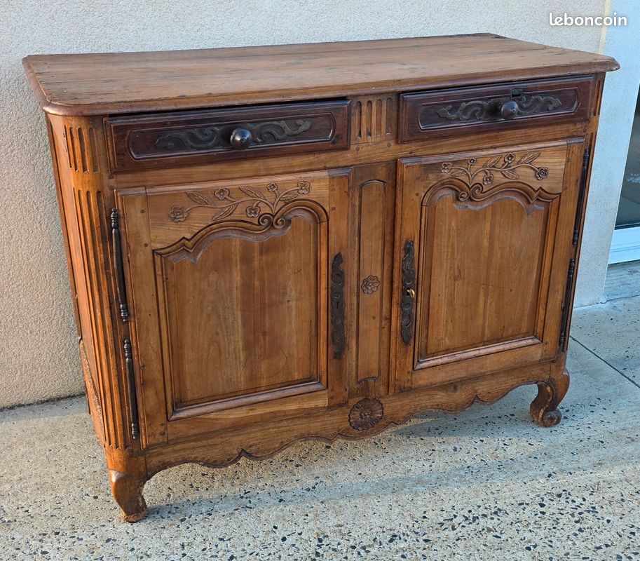 Bas buffet Ancien Style Louis XV (image 5)