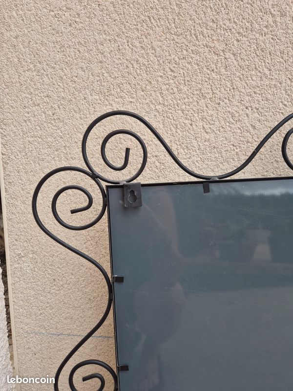 Miroir métal noir (image 2)