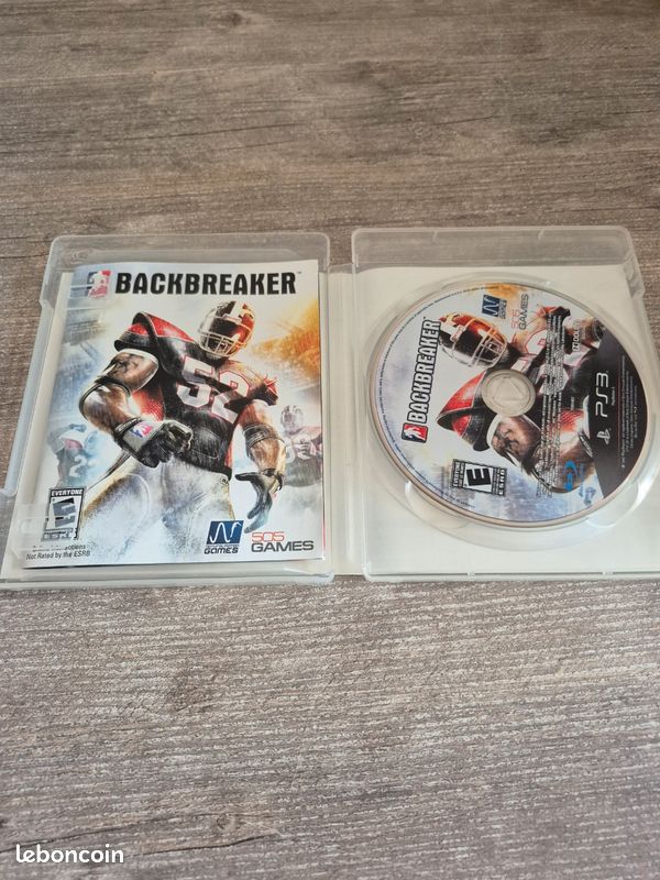 BackBreaker Sur PS3 – Complet PAL – Sony PlayStation 3 – Bon état