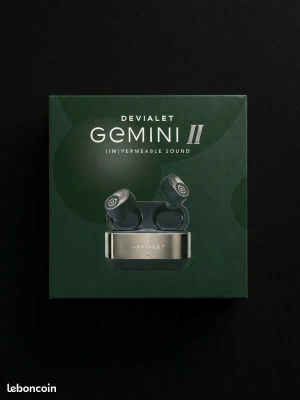 Ecouteurs DEVIALET Gemini II Matte Black (image 1)