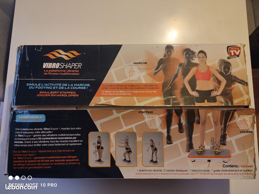 Plateforme vibrante de fitness multifonction (image 1)