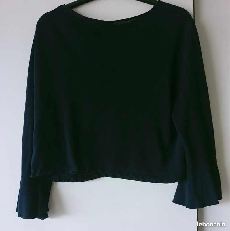 Gilet, veste courte Kookaï. Bleu marine. Taille unique / M (image 1)