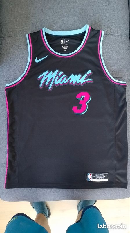 City Edition Maillot D Wade Nba Logo Heat City Edition Nike NBA