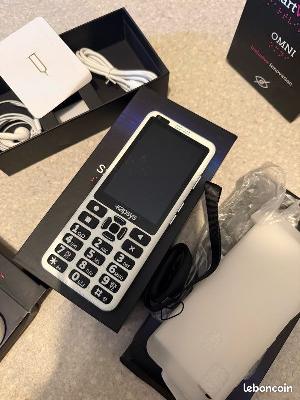Smartvision 3 - téléphone tactile avec touches - pour déficient visuel (image 2)