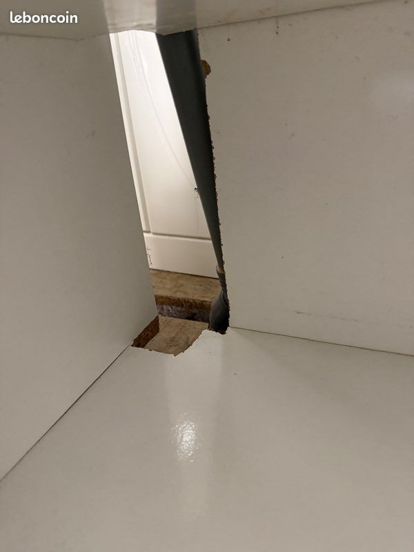 Meuble de salle de bain complet avec vasque, miroir et éclairage (image 4)