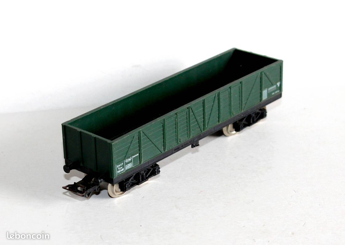 8x Jouef HO Wagon Train De Marchandise Vintage Modelisme Ferroviaire Lot De 8