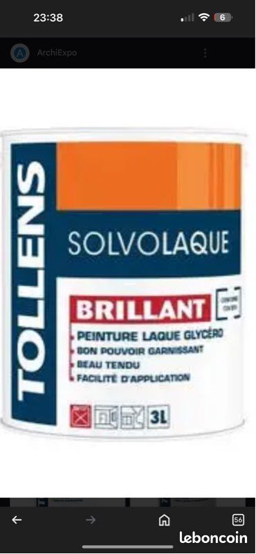 Pot de peinture tollens 3 litre (image 1)