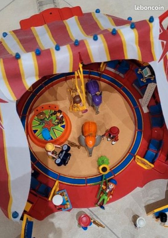 Playmobil - Le Cirque : La Grande Confiserie Et Ses Personnages - TBET