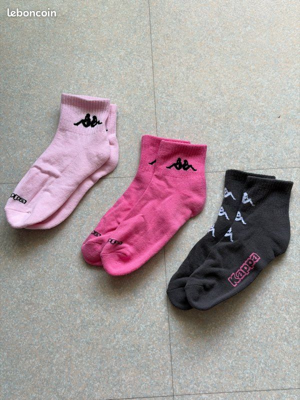 Lot 3 paires de chaussettes Kappa neuves (image 1)