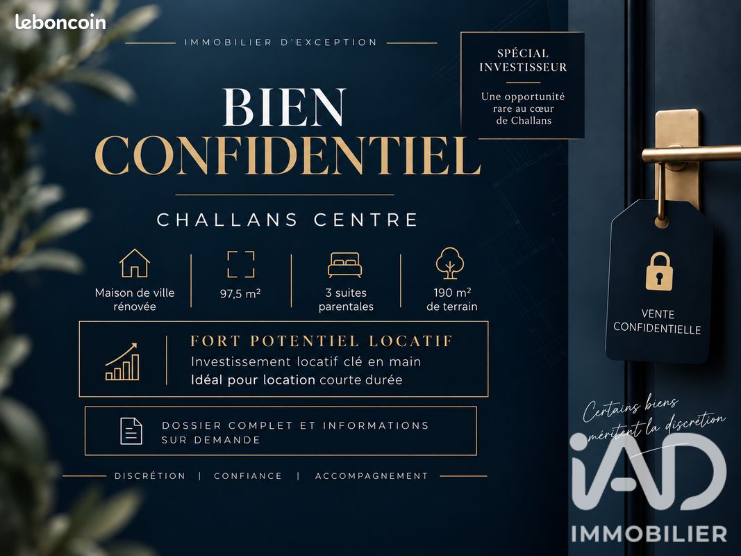 Maison 4 pièces 98 m² · à Challans · 98 m² · 420 000 €