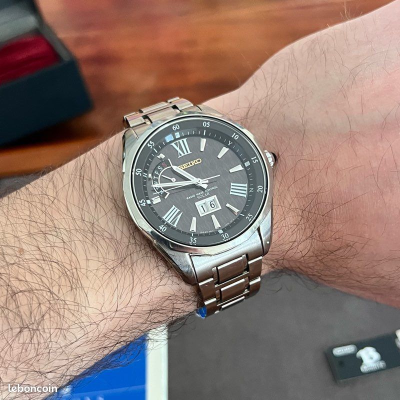 Montre Seiko Brightz Titane Day-Date Full Set SAGA049 - Montres 