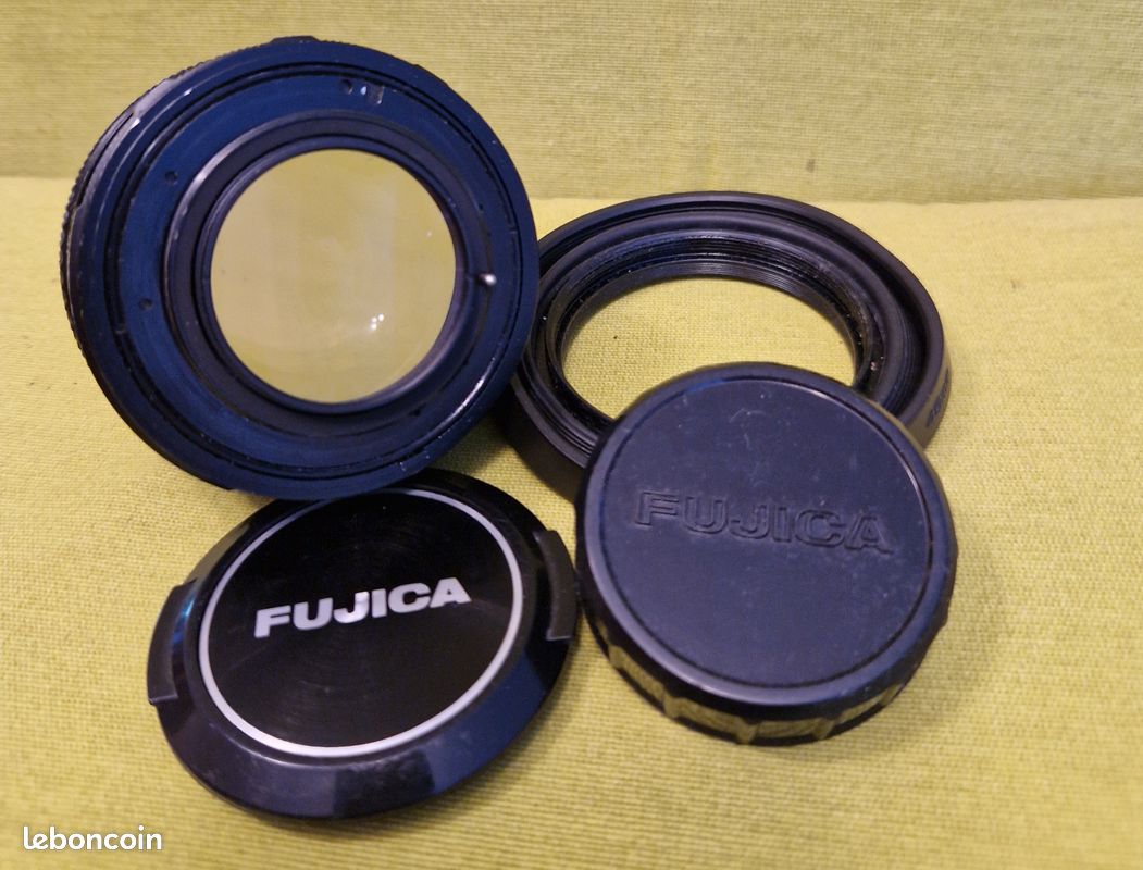 Objectf M42 58mm f2 HELOS~44M KMZ, avec bouchons, pare-solel et