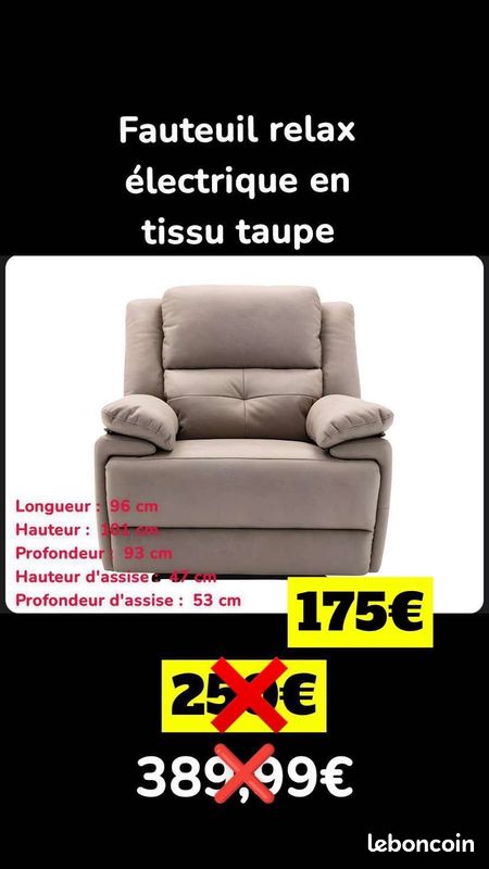 CANAPES angle,convertible,express,cuir (image 6)