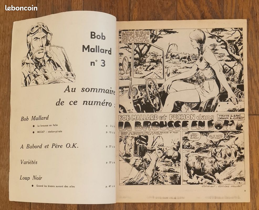 Ancien magazine bd Bob maillard années 70 Vintage (image 2)