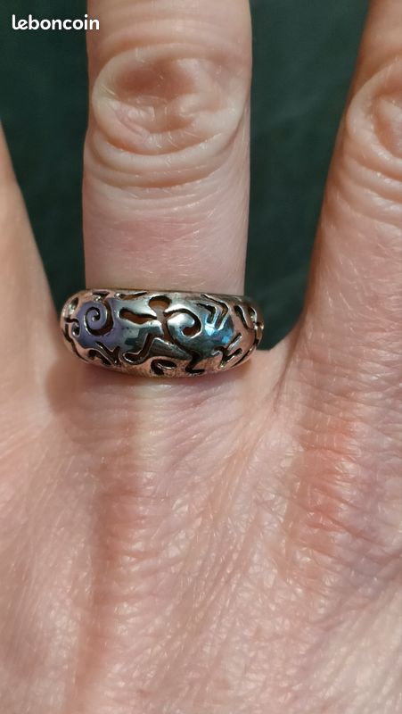 Bague En Argent 925 - Taille 54 - Occasion - Sans Marque