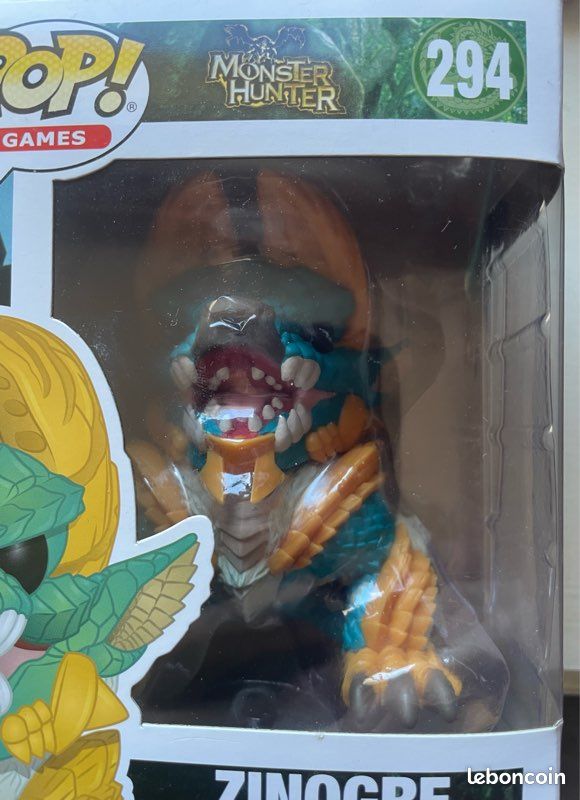 Figurine funko pop zinogre 294 Monster Hunter pop game Collection