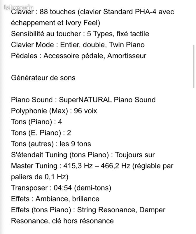 Piano Numerique Portable Roland FP-10 (image 3)