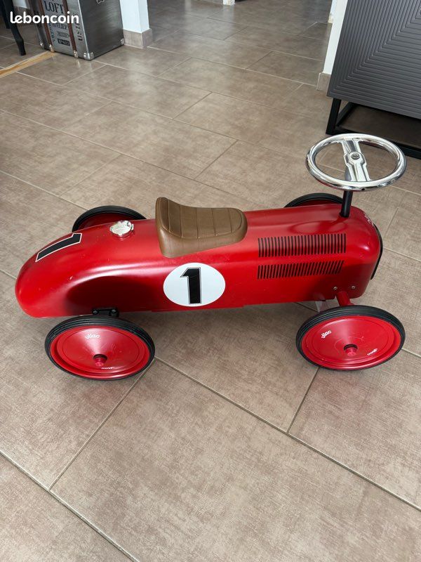 Porteur voiture vintage vilac rouge Jeux Jouets