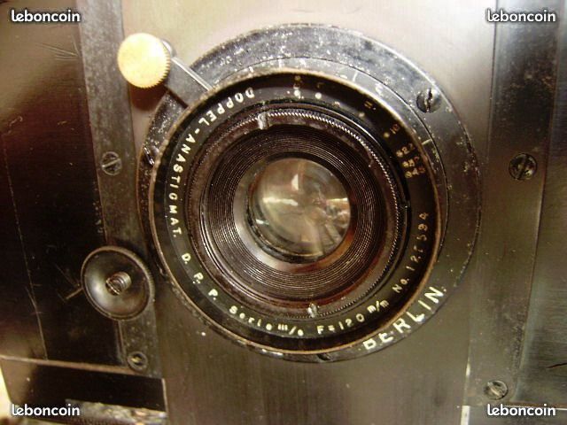 Ancien APPAREIL PHOTO REPORTER PRESSE ALLEMAND GOERZ VAN NECK 9X12 - Collection