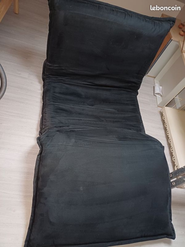 Fauteuil noir multiposition (image 2)