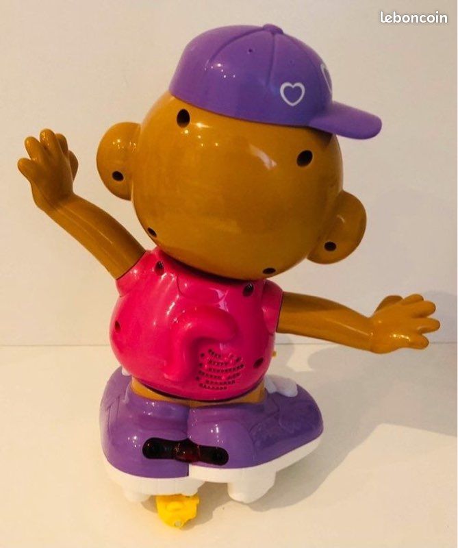 Vtech titi ouistiti rose singe robot interactif marche 4 pattes éveil cache cache danse lot SOP77 (image 4)
