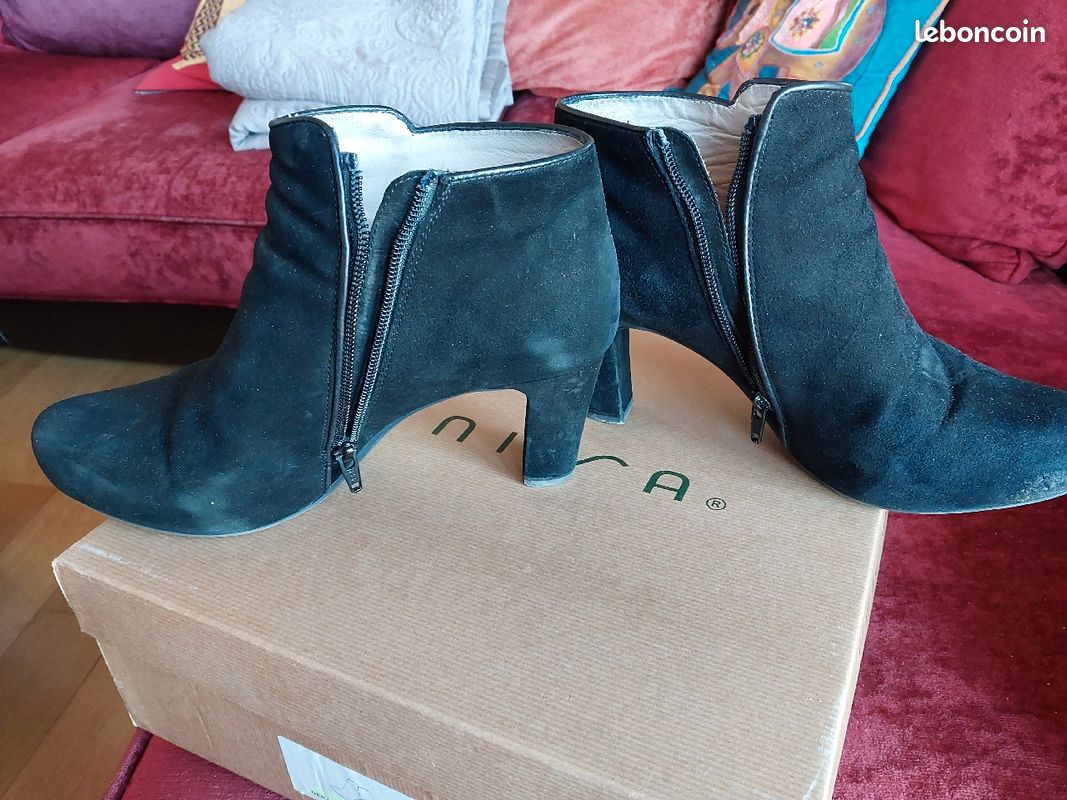 Bottines velours (image 2)
