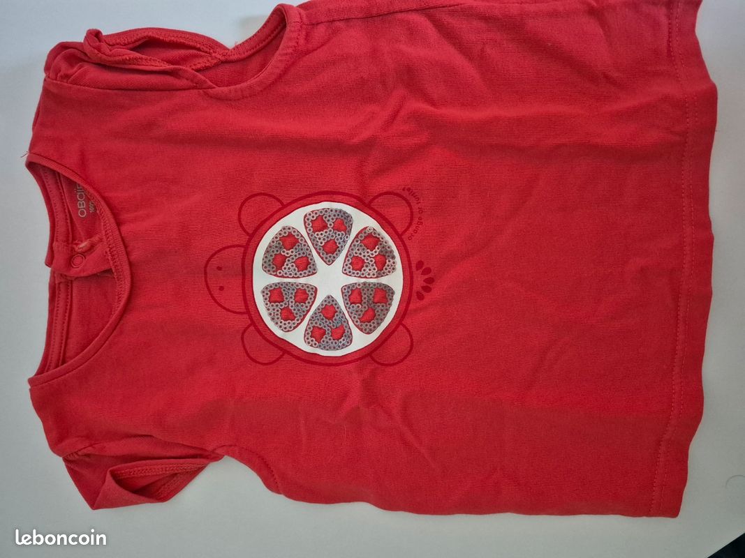 Lot 8 hauts (T-shirts & Débardeurs) - 24 mois / 2 ans (image 3)
