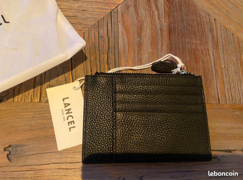 Lancel, Porte-cartes zippé Ninon en cuir grainé (image 3)