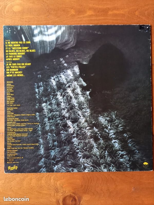 Eddy mitchell après minuit vinyl lp album 1978 (image 2)