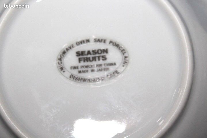 Ensemble 3 pièces, 1 personne : tasse, coupe et sous-coupe porcelaine blanche (zoe24) (image 5)